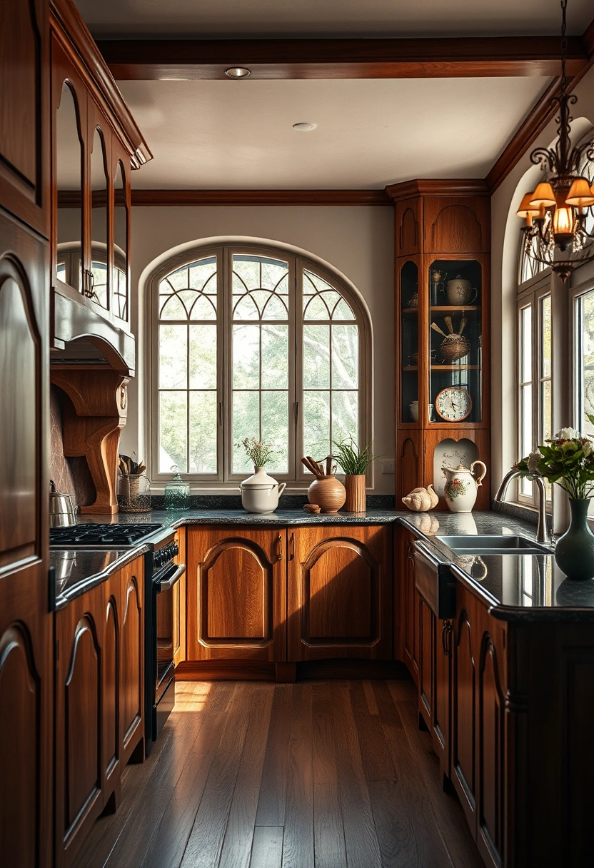 Natural wood kitchen cabinets ideas 12