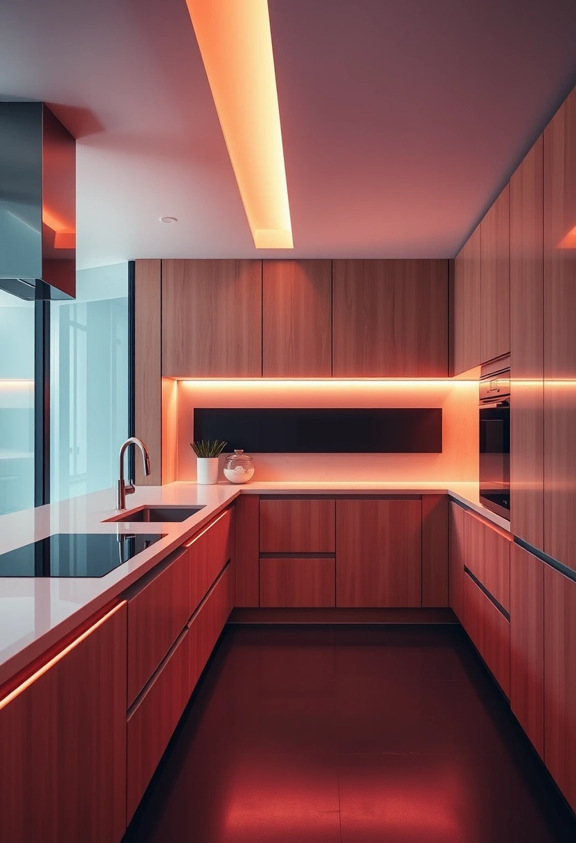 Natural wood kitchen cabinets ideas 14