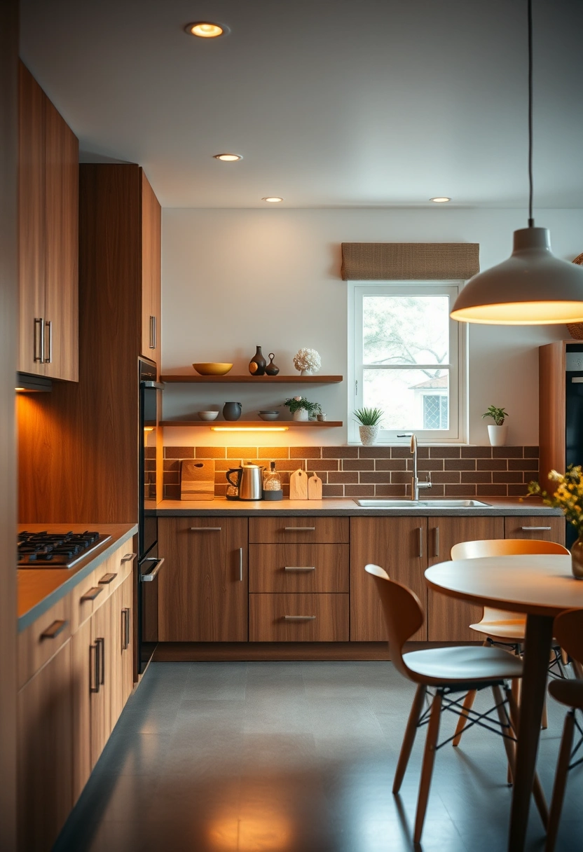 Natural wood kitchen cabinets ideas 6