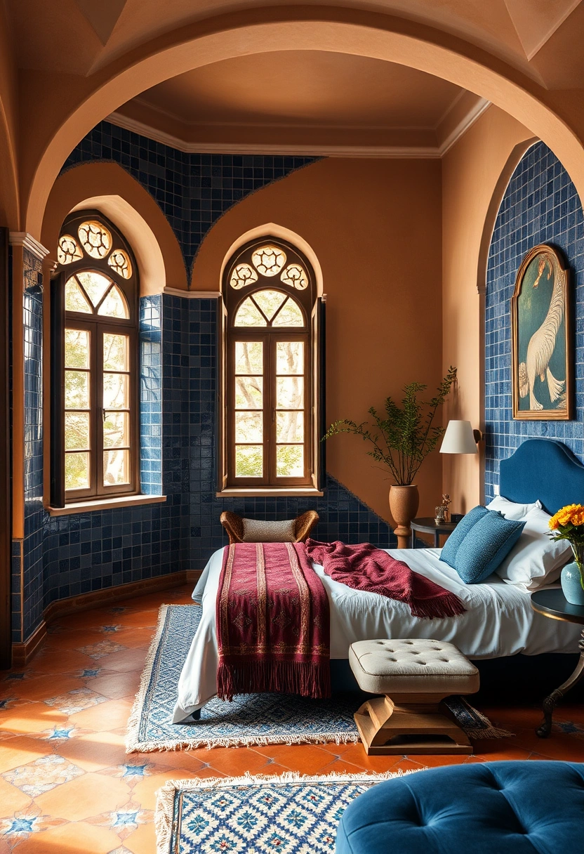 Navy blue bedroom ideas 15