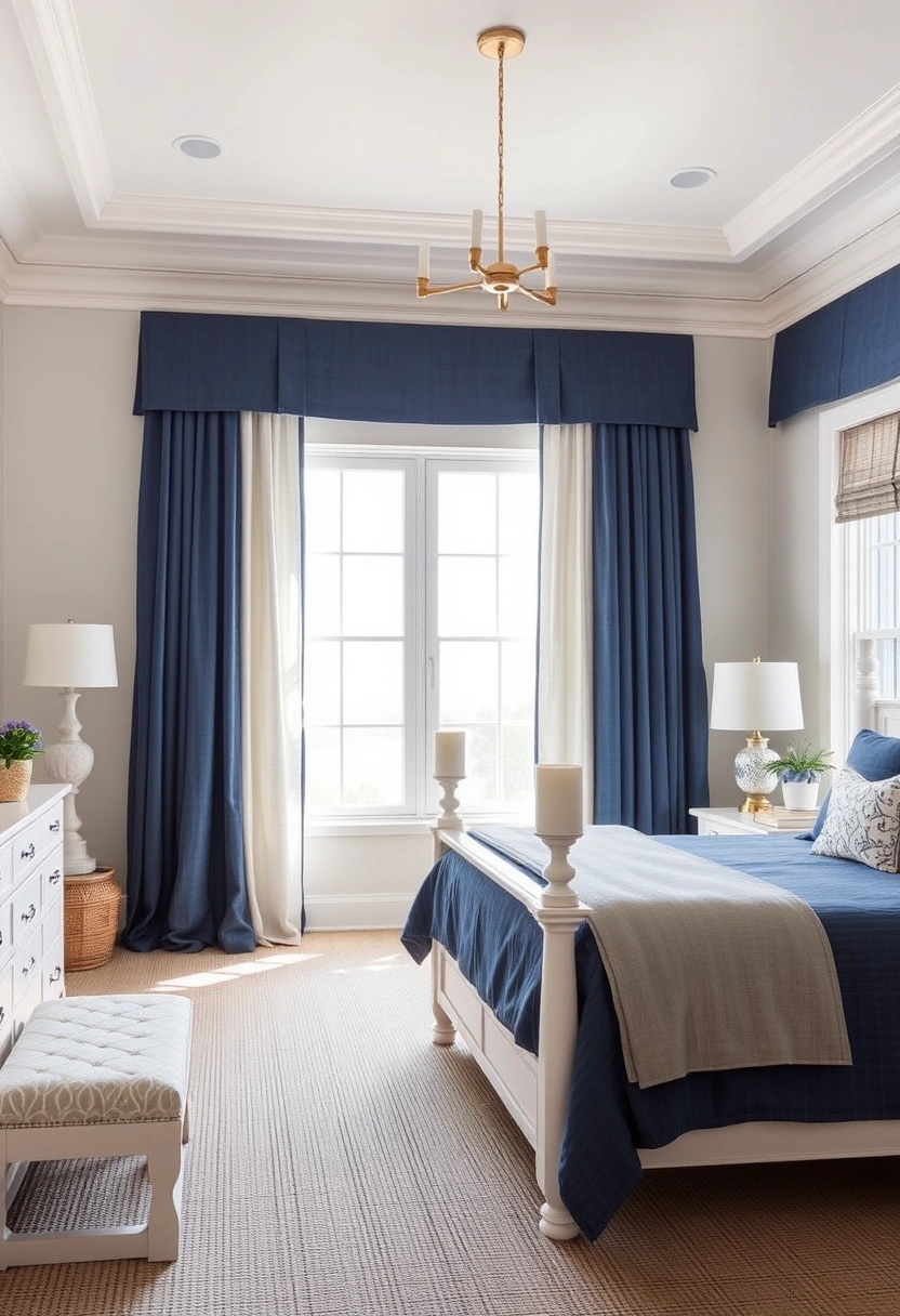 Navy blue bedroom ideas 4