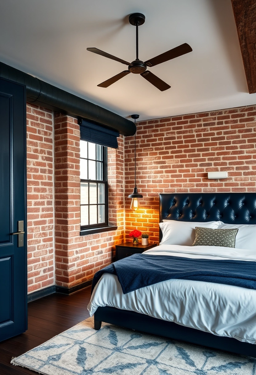 Navy blue bedroom ideas 5