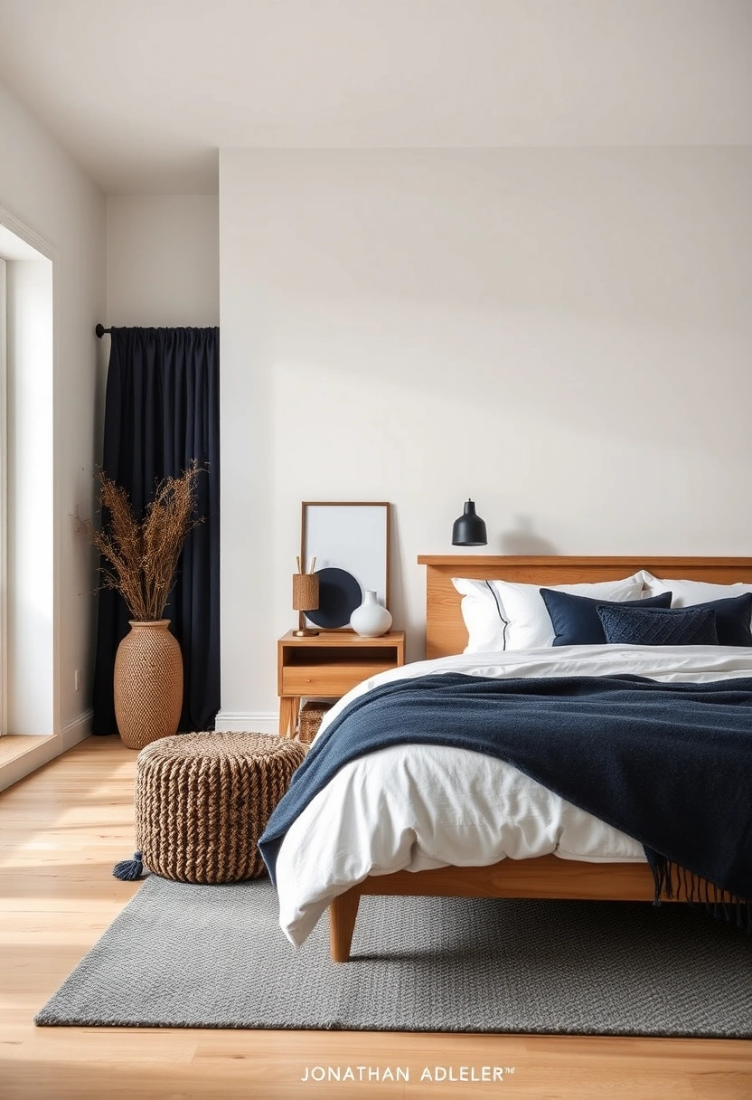 Navy blue bedroom ideas 6