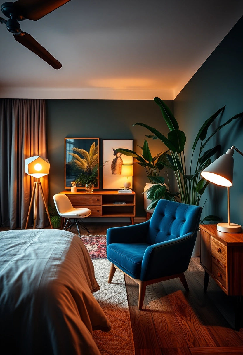 Navy blue bedroom ideas 7