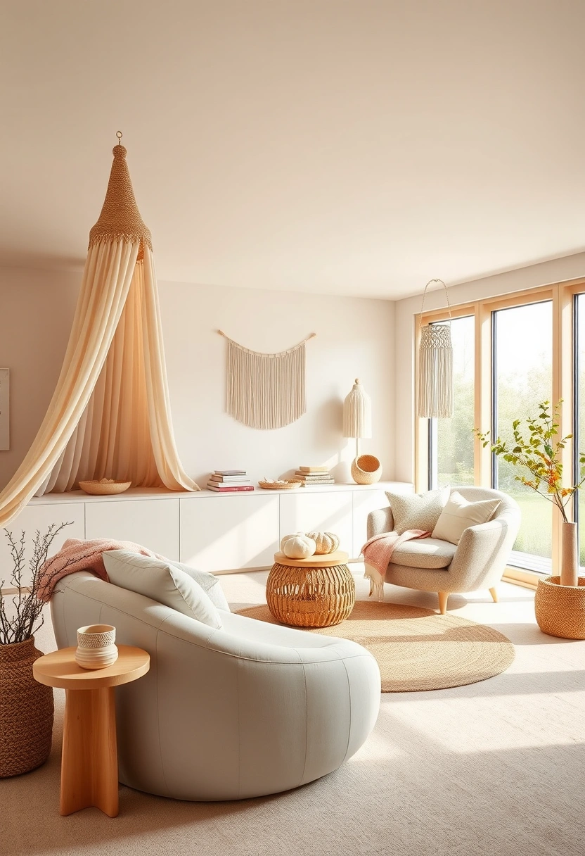 Neutral boho nursery ideas 18