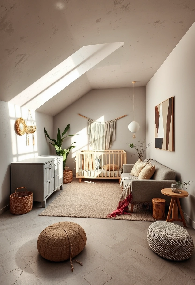 Neutral boho nursery ideas 19