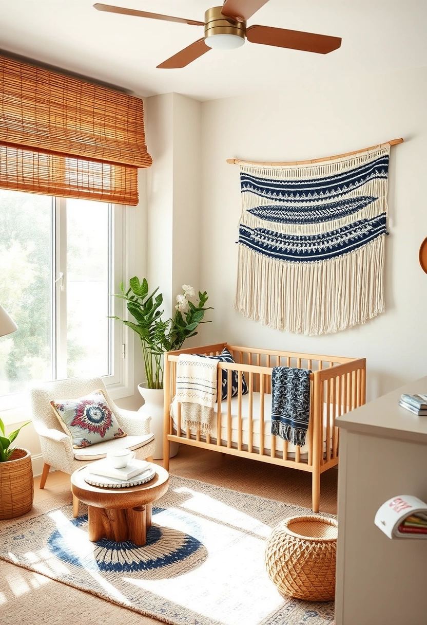 Neutral boho nursery ideas 5