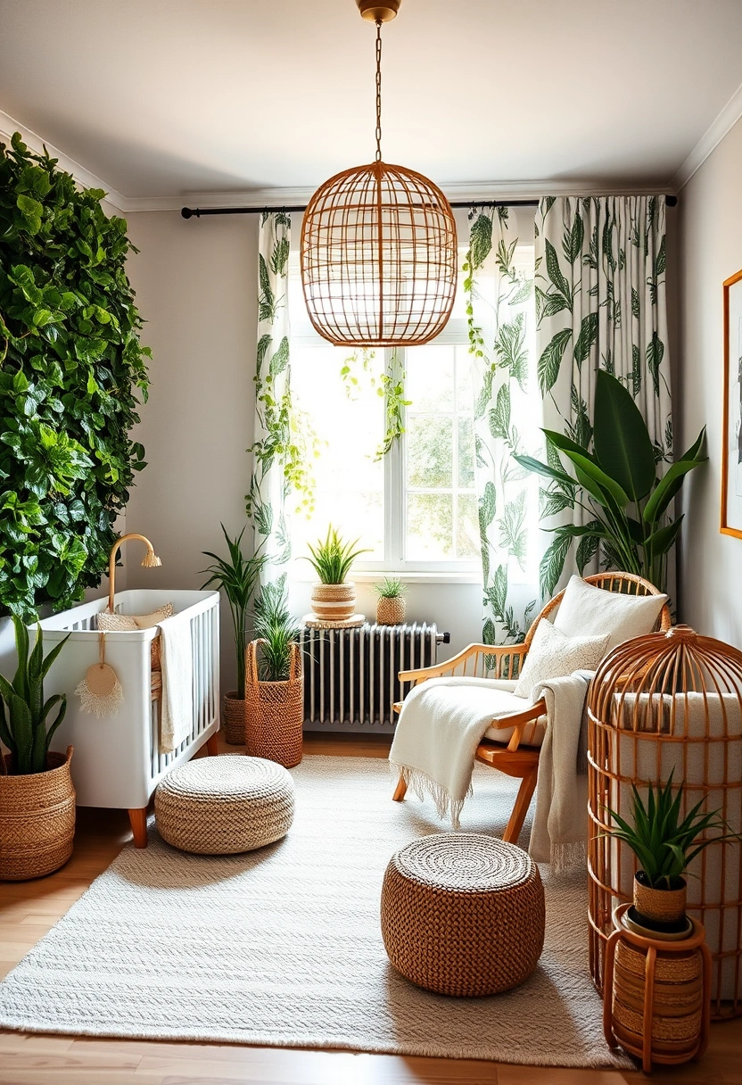 Neutral boho nursery ideas 8