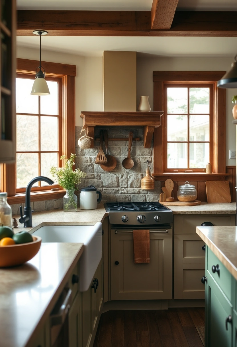 Old farmhouse kitchen ideas 15