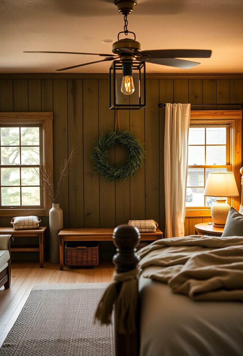 Olive green bedroom ideas 15