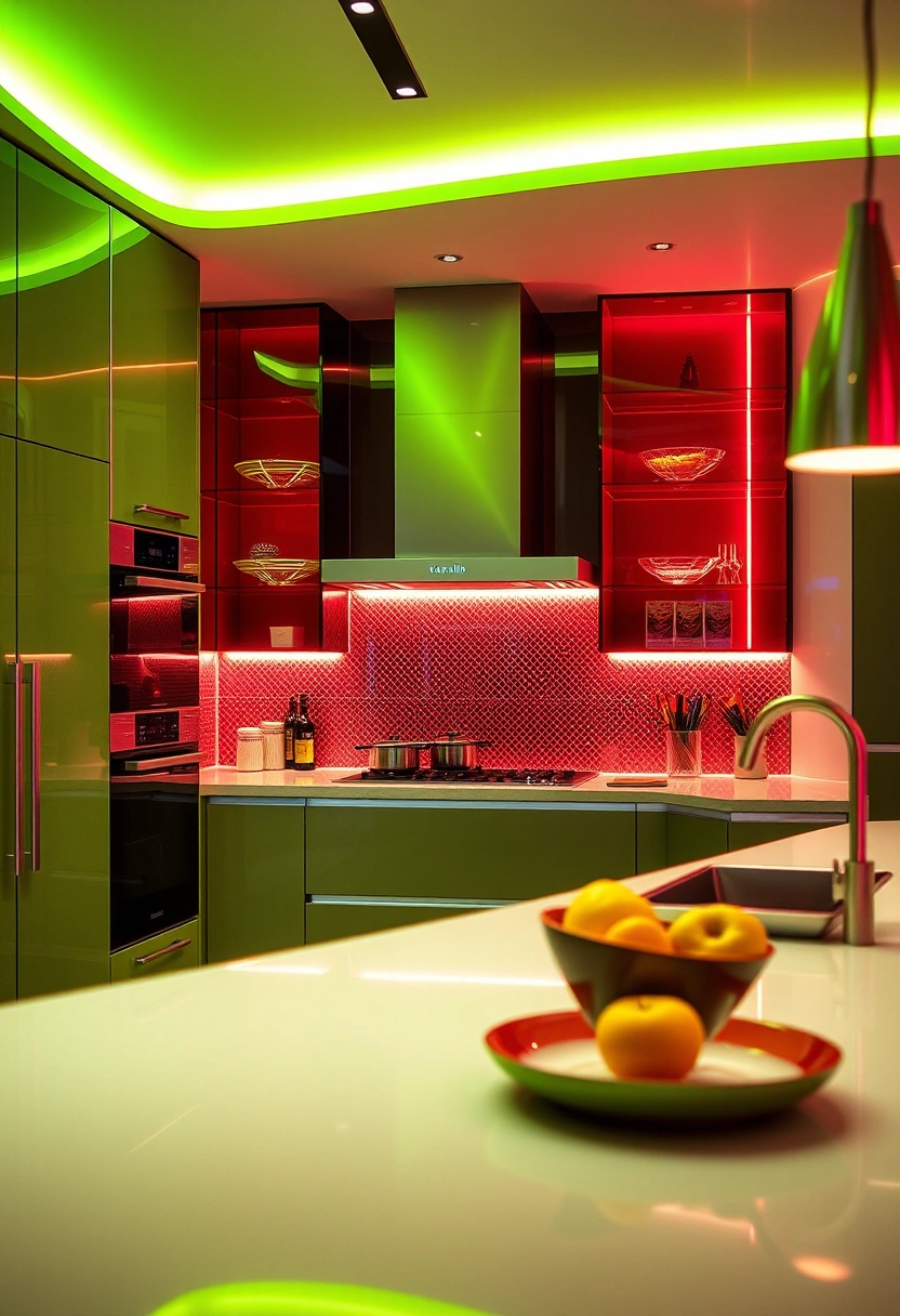 Olive green kitchen ideas 16