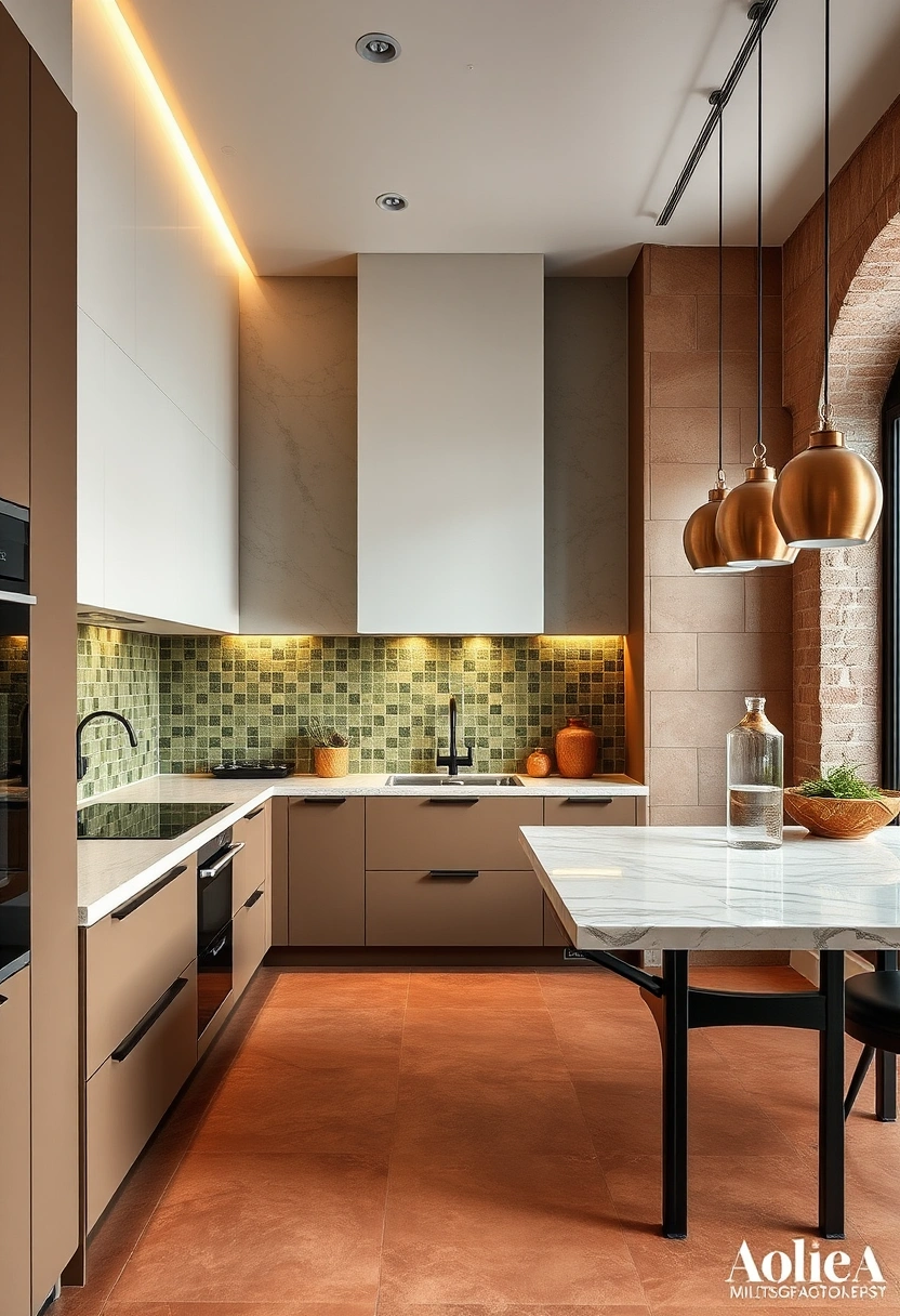 Olive green kitchen ideas 3
