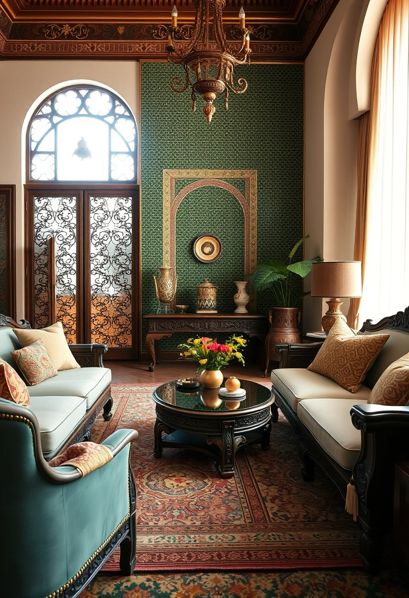 Olive green living room ideas 18
