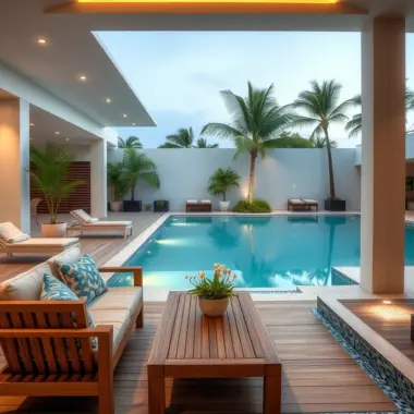 Pool area decor ideas 1