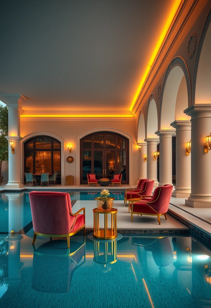 Pool area decor ideas 5