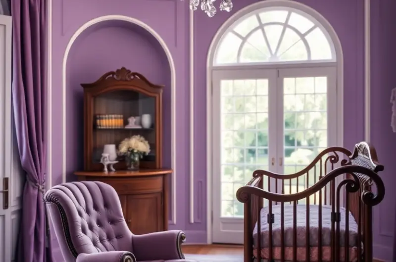 Purple nursery ideas 1