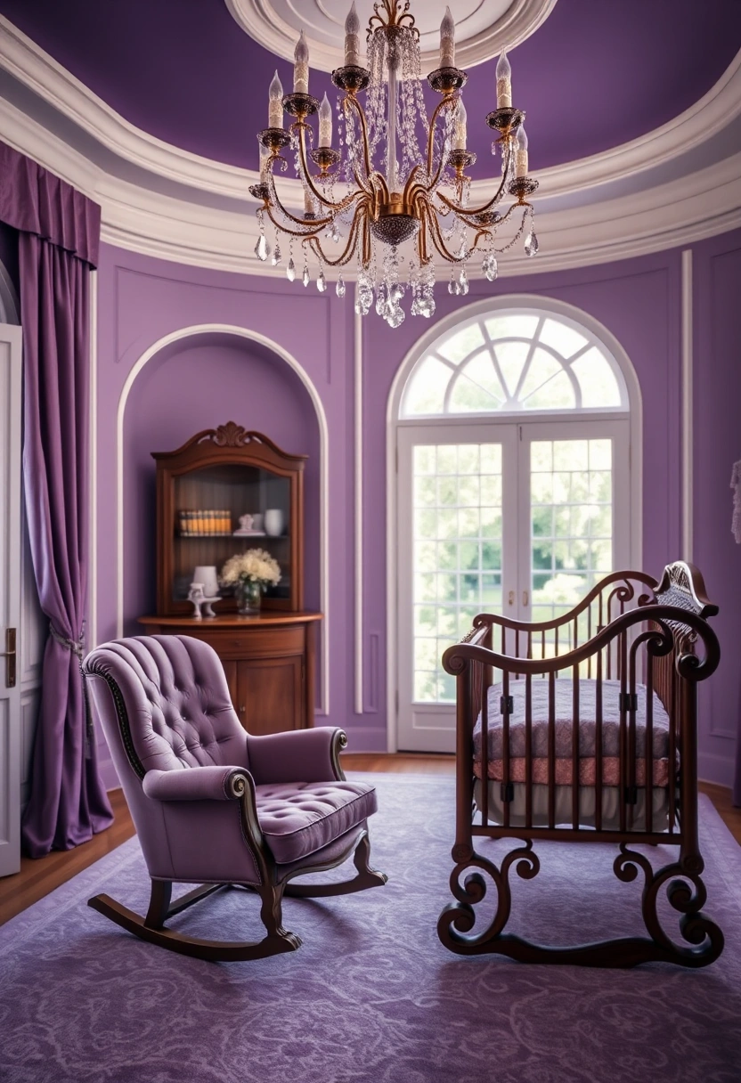Purple nursery ideas 1