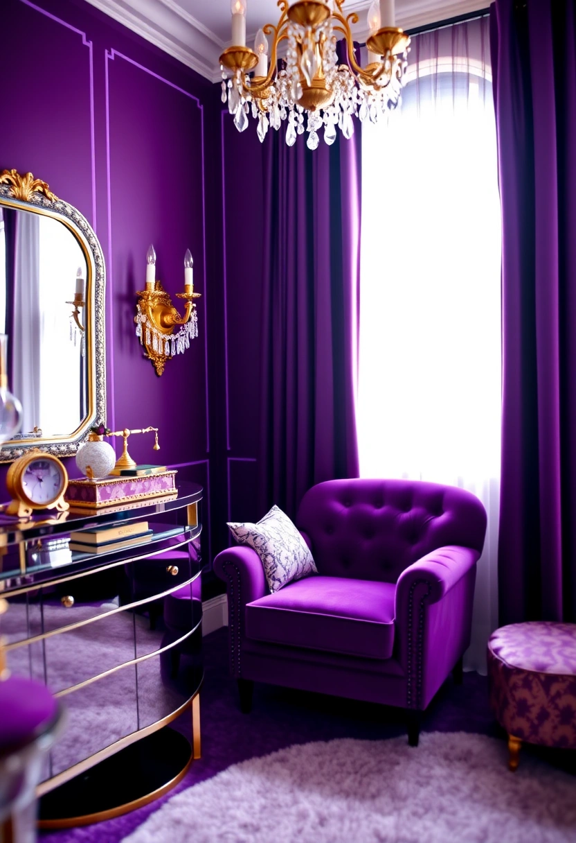 Purple nursery ideas 10