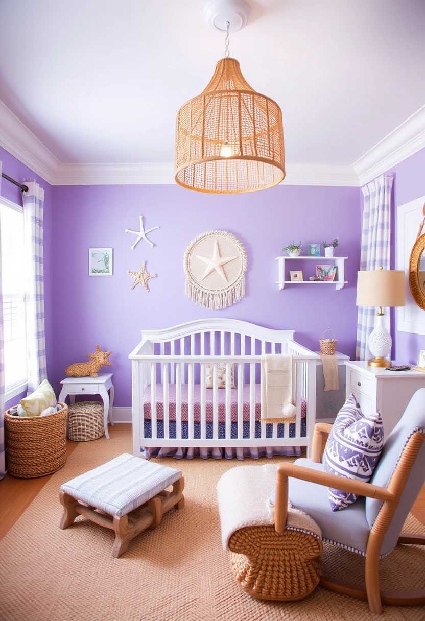 Purple nursery ideas 14