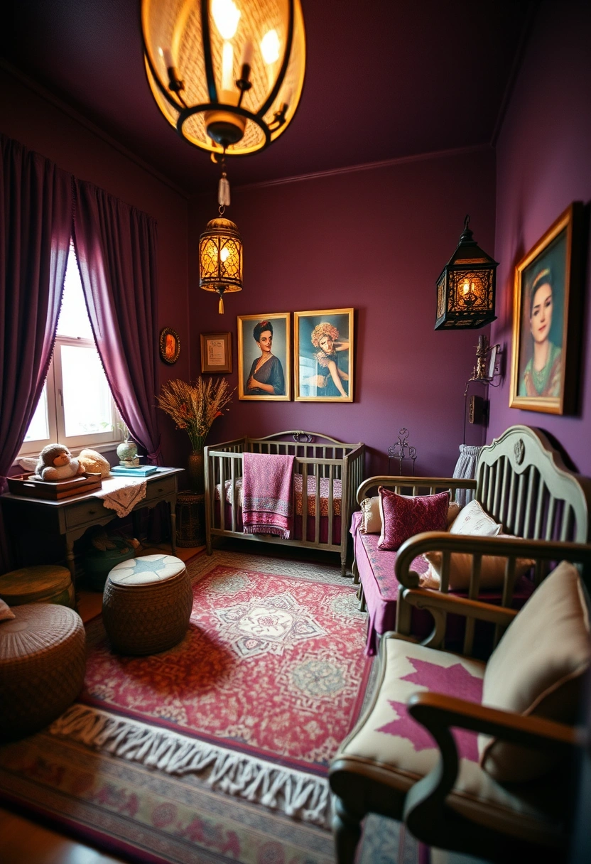 Purple nursery ideas 15