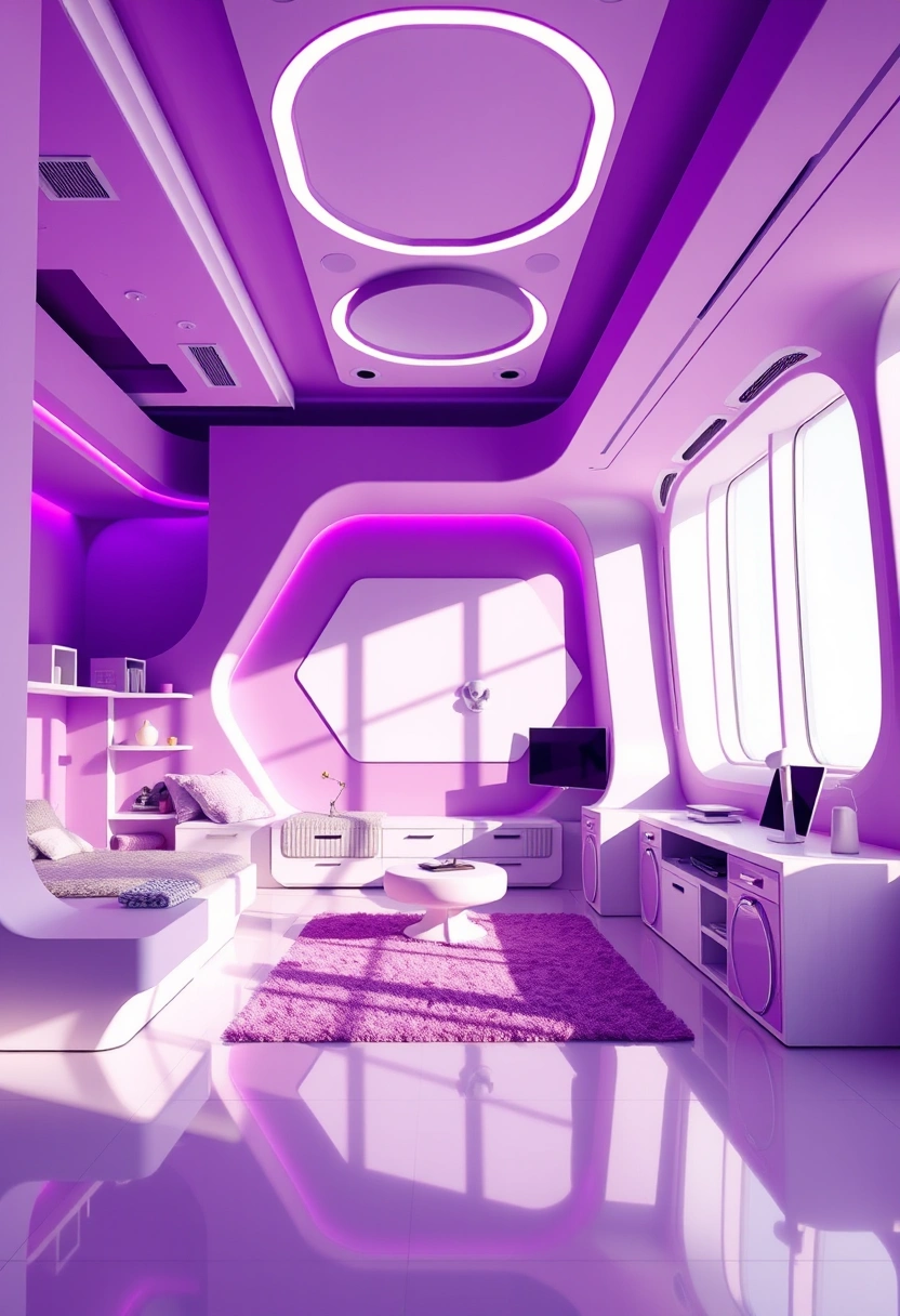 Purple nursery ideas 16