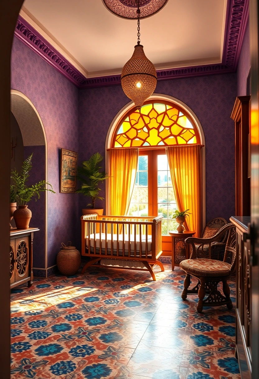 Purple nursery ideas 17