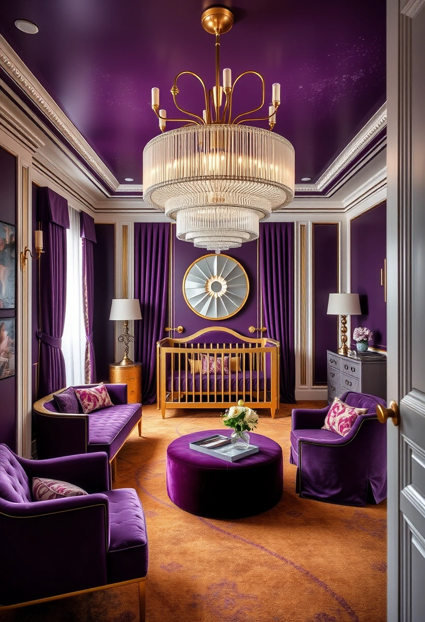 Purple nursery ideas 18