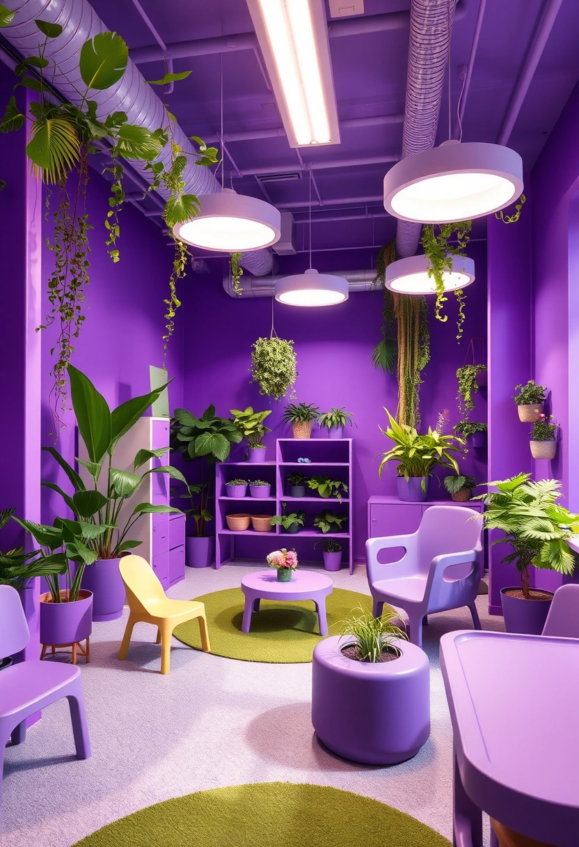 Purple nursery ideas 20