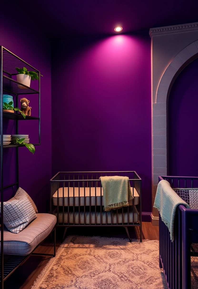 Purple nursery ideas 4