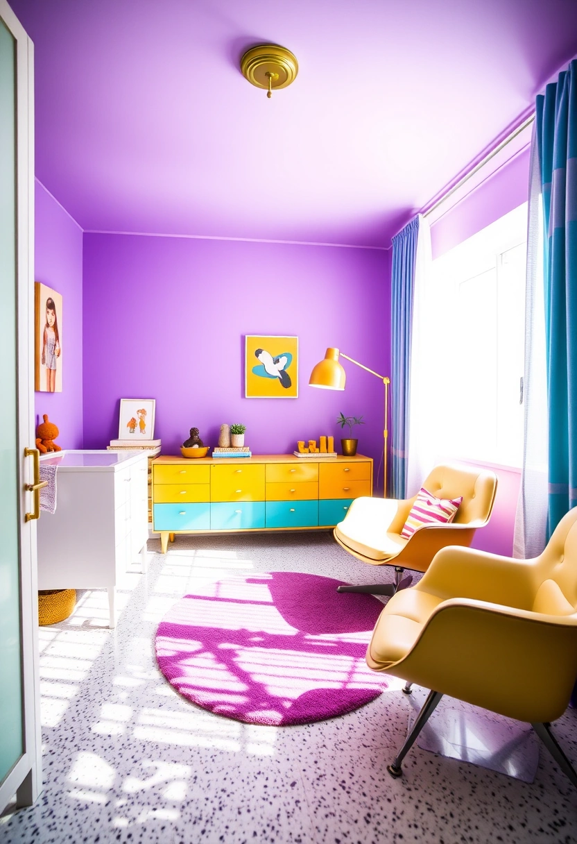 Purple nursery ideas 6
