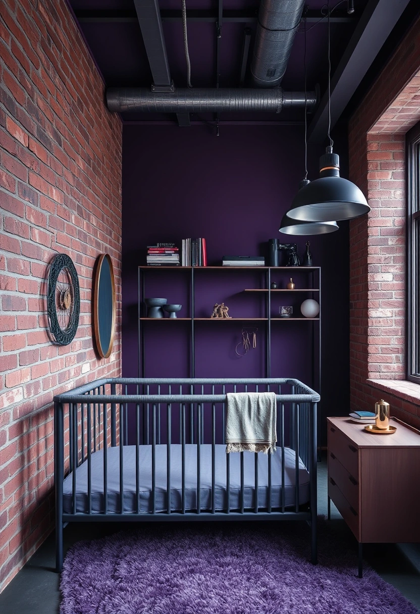 Purple nursery ideas 8