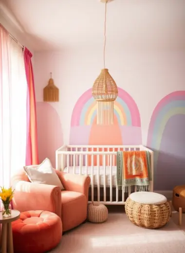 Rainbow nursery ideas 1
