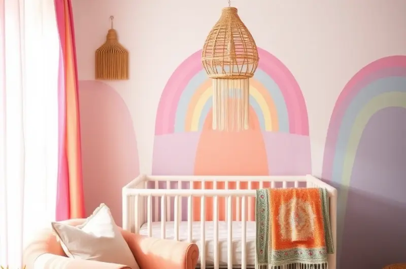 Rainbow nursery ideas 1