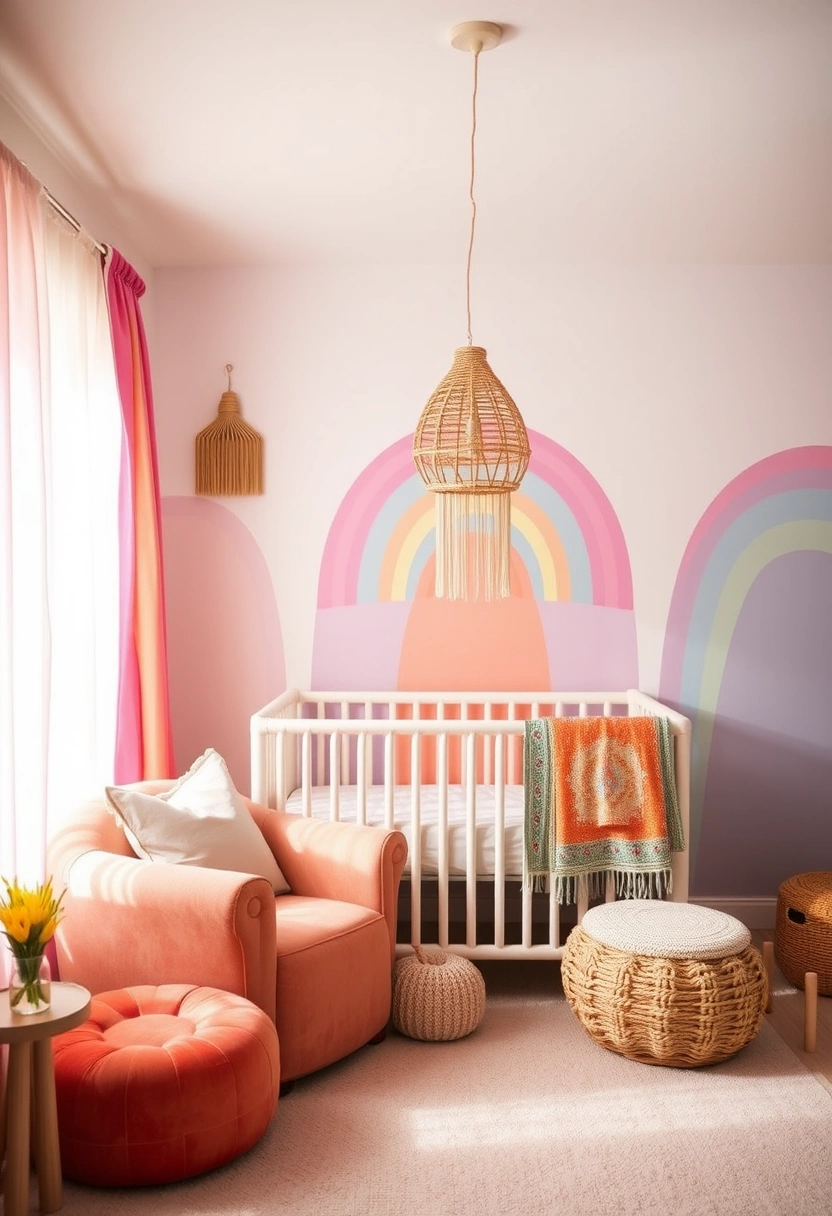 Rainbow nursery ideas 1