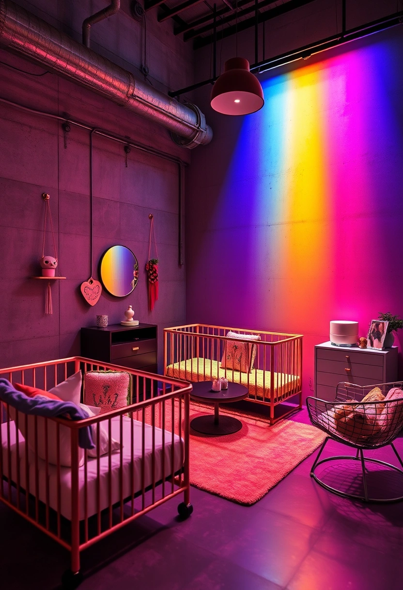 Rainbow nursery ideas 7