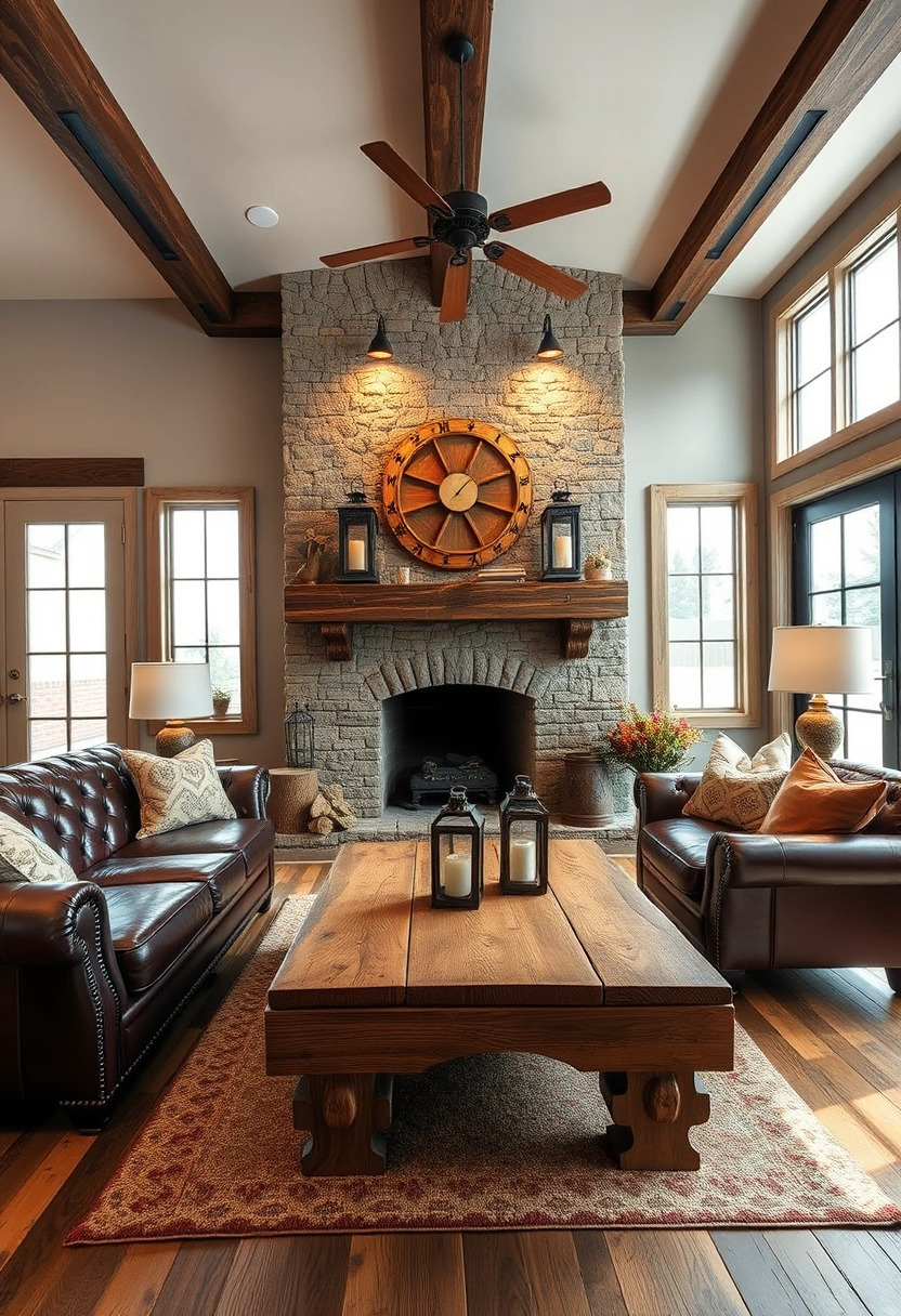 Red couch living room ideas 11