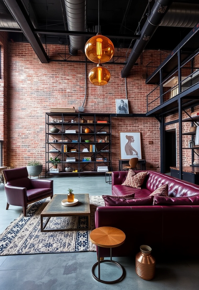 Red couch living room ideas 6