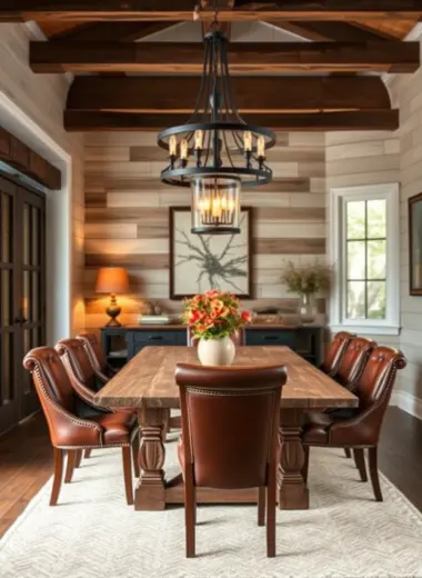 Rustic dining room ideas 1