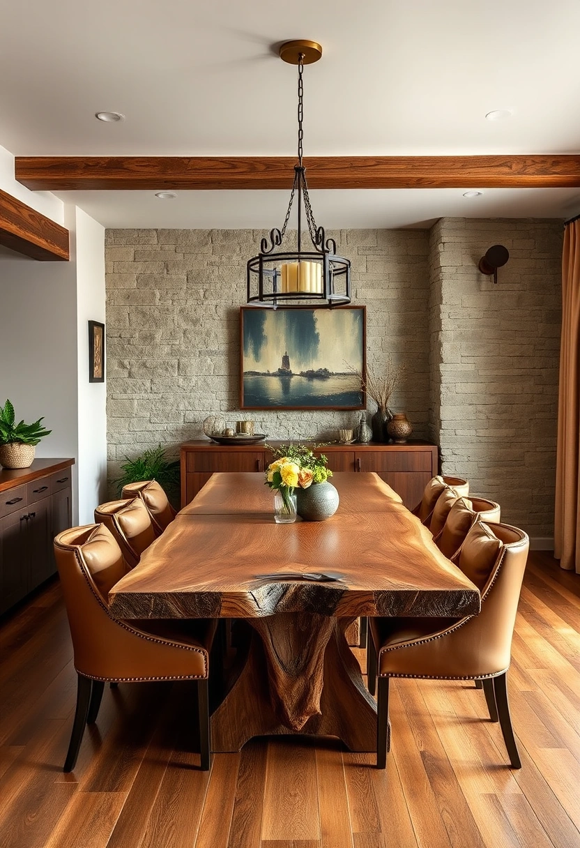 Rustic dining room ideas 12