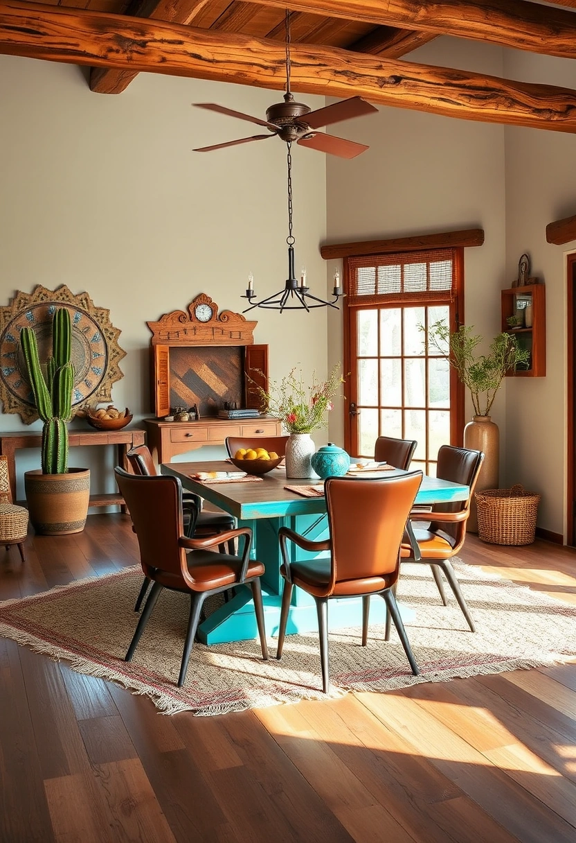 Rustic dining room ideas 14
