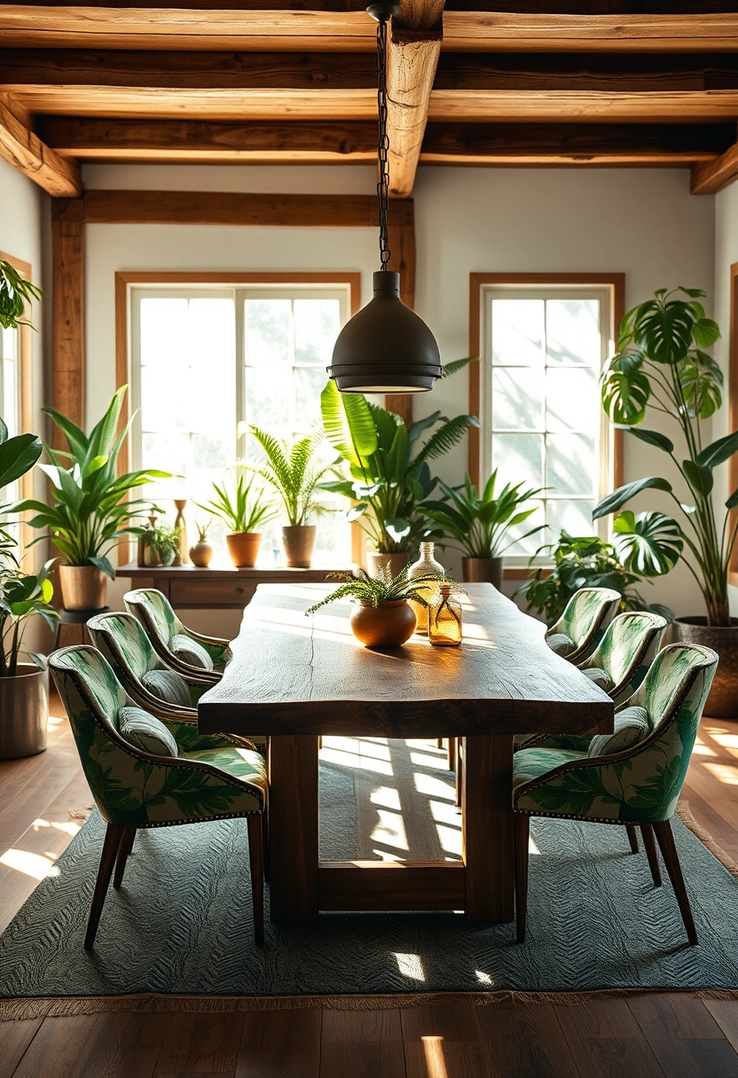 Rustic dining room ideas 17