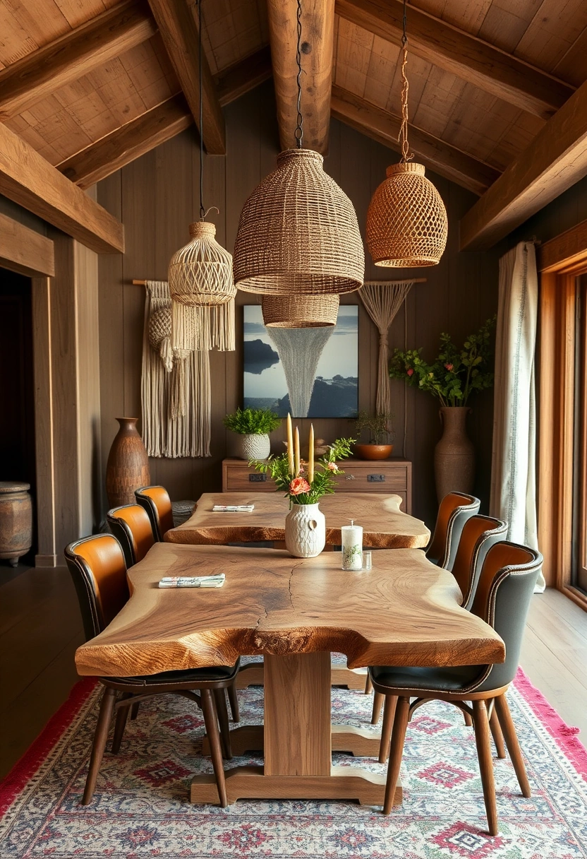 Rustic dining room ideas 8