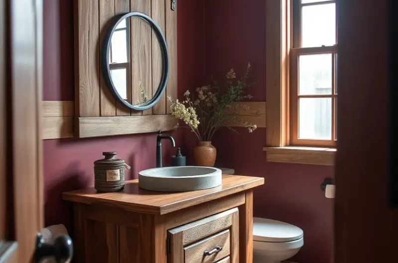 Rustic farmhouse bathroom ideas 1