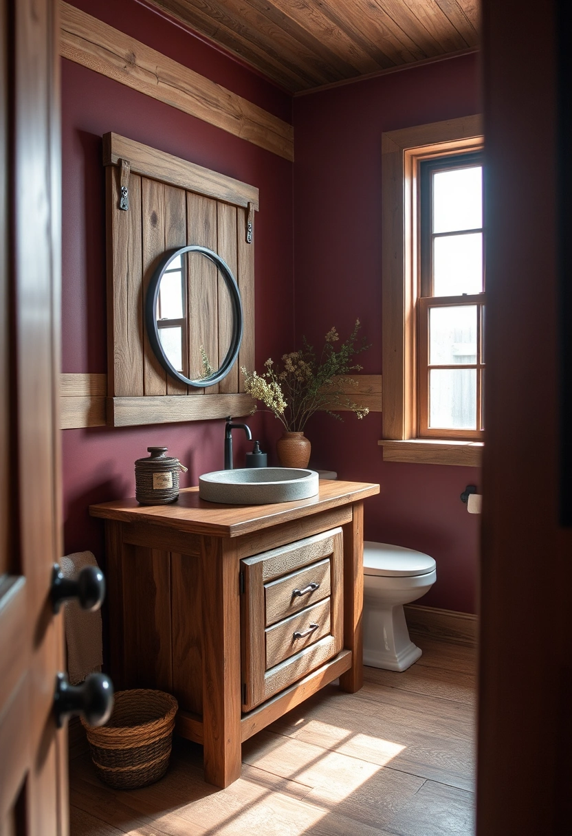 Rustic farmhouse bathroom ideas 1