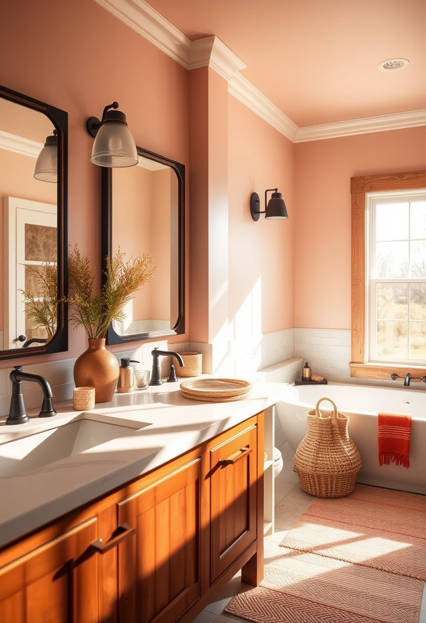 Rustic farmhouse bathroom ideas 10