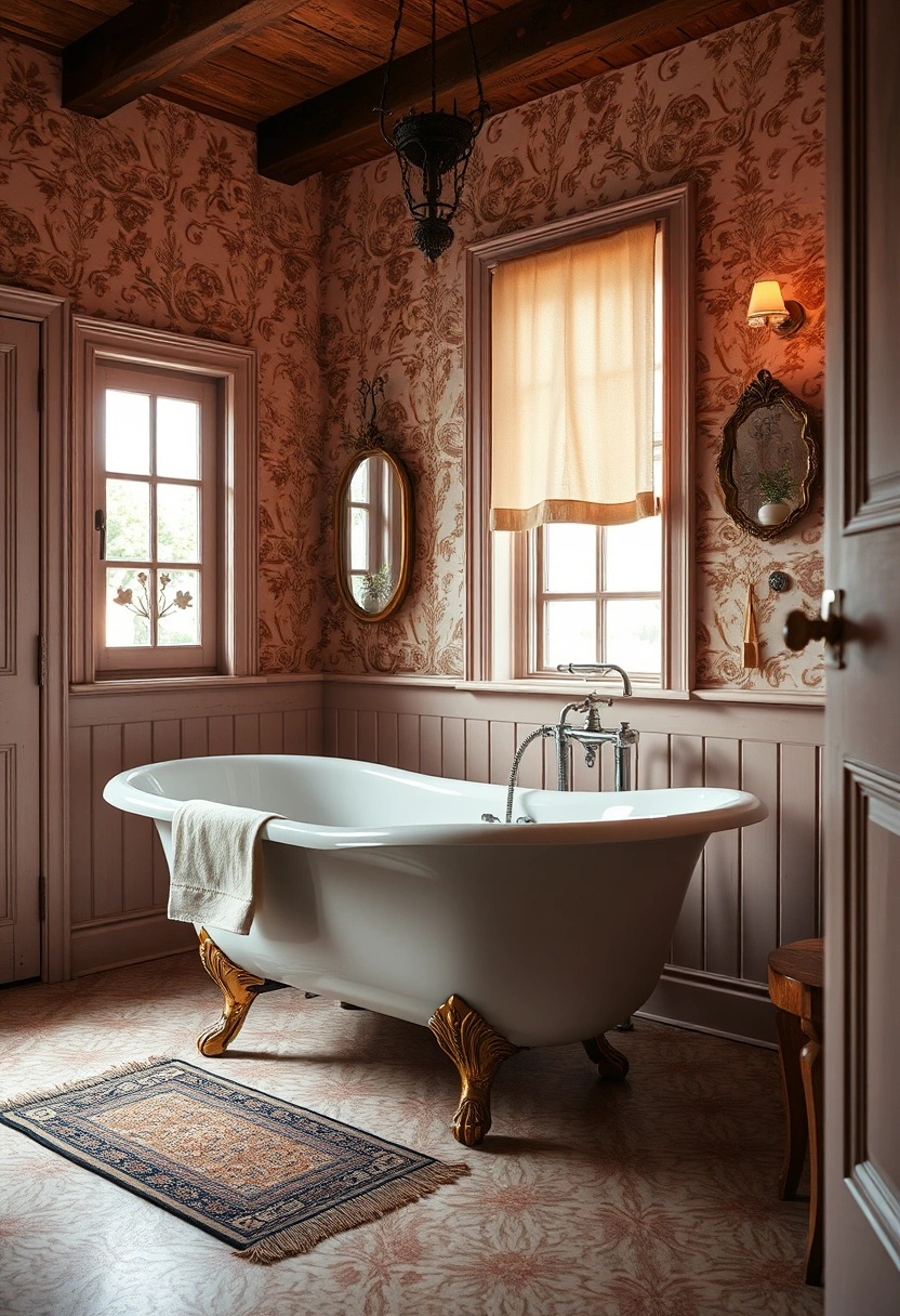 Rustic farmhouse bathroom ideas 13