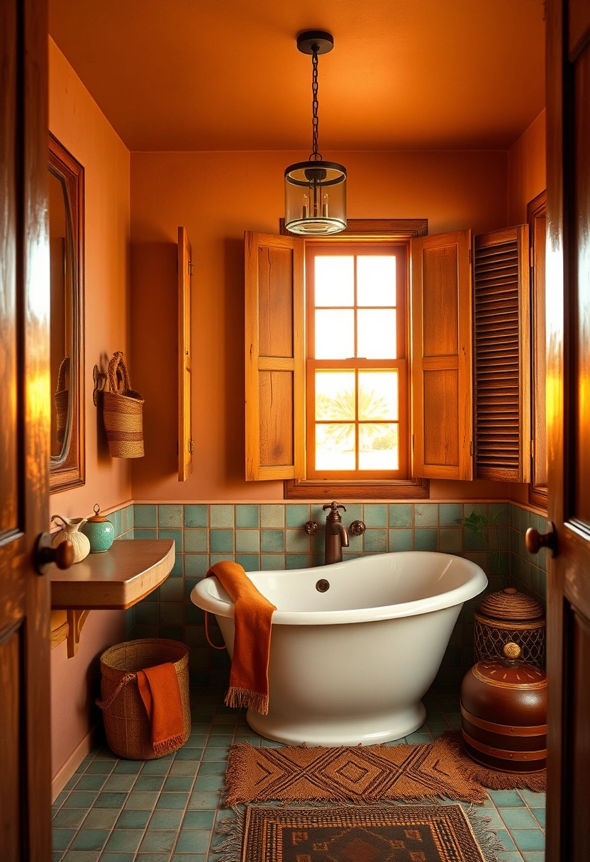 Rustic farmhouse bathroom ideas 14