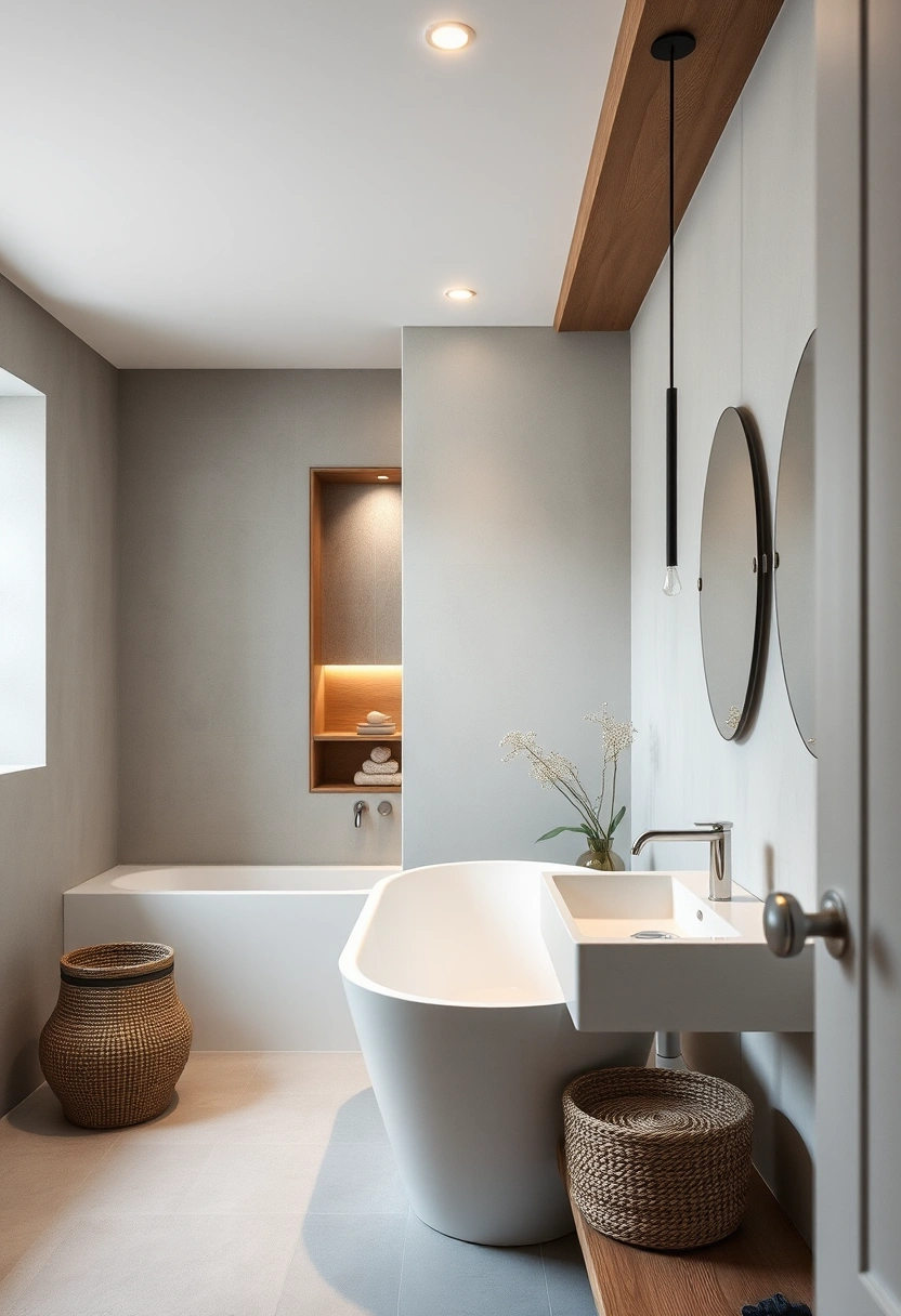 Rustic farmhouse bathroom ideas 16
