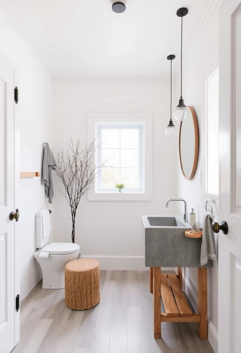 Rustic farmhouse bathroom ideas 6