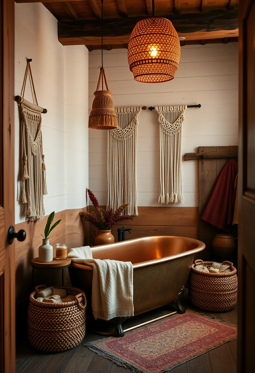 Rustic farmhouse bathroom ideas 7